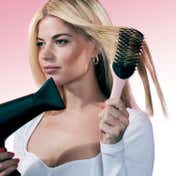 Tangle Teezer Easy Dry & Go Regular Hairbrush - Dusky Pink-Black