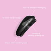 Tangle Teezer Original Detangling Regular Hairbrush - Black