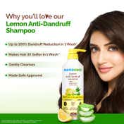 Mamaearth Lemon Anti-Dandruff Shampoo (600 ml)