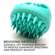 Alan Truman Scalp Sos Scalp Massage and Shampoo Brush - Green (1 Pc)