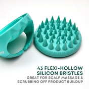 Alan Truman Scalp Sos Scalp Massage and Shampoo Brush - Green (1 Pc)