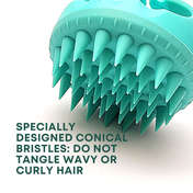 Alan Truman Scalp Sos Scalp Massage and Shampoo Brush - Green (1 Pc)