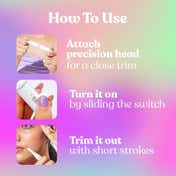 Bombae 4-in-1 Eyebrow and Face Trimmer for Women (1 Pc)