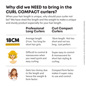 Alan Truman Curl Compact - 34mm Large Hair Curler (1 Pc)