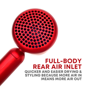 Alan Truman MO 1300 Watts Dc Motor Hair Dryer - Red (1 Pc)