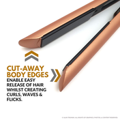 Alan Truman AT100 Tourmaline Ceramic Straightener - Gold (1 Pc)