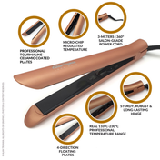 Alan Truman AT100 Tourmaline Ceramic Straightener - Gold (1 Pc)