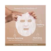mCaffeine Hydrating & Clarifying Face Sheet Masks with Green Tea & Coffee (6Pcs)