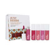 Just Herbs Ayurvedic Liquid Lipstick Set - Brights Pinks (5 Pcs)