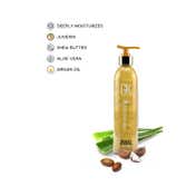 GK Hair Moisturizing Shampoo and Conditioner(300 ml) with Cashmere (50 ml) and Gold Shampoo (250 ml)