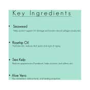 Vitamins and Sea Beauty Seaweed Rosehip Oil Face Cleanser Gel (236ml)
