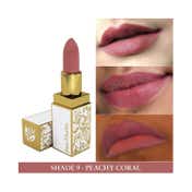 Just Herbs Ayurvedic Creamy Matte Lipstick - 09 Peachy Coral (1.8 g)