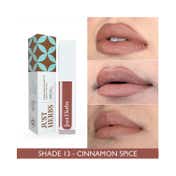Just Herbs Ayurvedic Matte Liquid Lipstick - 13 Cinnamon Spice (2 ml)