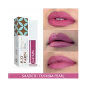 Just Herbs Ayurvedic Matte Liquid Lipstick - 08 Fuchsia Pearl (2 ml)