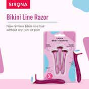 Sirona Bikini Line Razors (3Pcs)