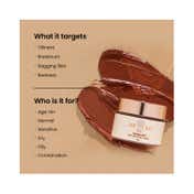 BiE Vin Rouge Face Mask for Mild Exfoliation with Moroccan Rhassoul & Vitamin E (50 g)