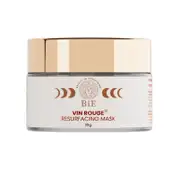 BiE Vin Rouge Face Mask for Mild Exfoliation with Moroccan Rhassoul & Vitamin E (20g)