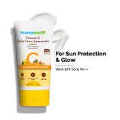 Mamaearth Vitamin C Daily Glow Sunscreen (50g) - Pack of 2