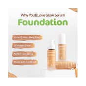 Mamaearth Glow Serum Foundation With Vitamin C & Turmeric - 08 Natural Glow (30 ml)