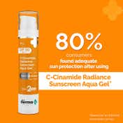 The Derma Co C-Cinamide Radiance Sunscreen Aqua Gel With SPF 50 PA++ (50g)