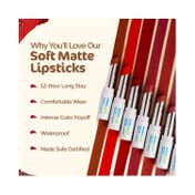 Mamaearth Moisture Soft Matte Longstay Lipstick - 07 Ruby Red (3.5 g)