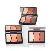 PAC Focus On Me Blush Contour Highlighter Palette Fine Powder Seamless Blending - Dark (14.5 g)