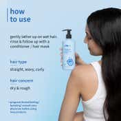 Plum Peptides Shampoo with Coconut Milk for Strenght & Shine 22x Softer Hair in 1 Wash (250 ml)