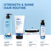 Plum Coconut & Peptides Strength & Shine Hair mask for Dull & Dry Hair, Restore Hair Moisture(200g)