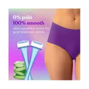 Bombae Bikini Razor for Women Blue (2Pcs)