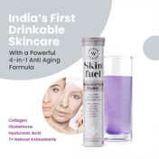 Wellbeing Nutrition Skin Fuel Collagen Builder for Men & Women - Tablets 15's Pack of 4 Combo