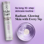 Wellbeing Nutrition Skin Fuel Japanese Collagen Peptides, L-Glutathione, Antioxidants | Hyaluronic Acid, Grape Seed, Vitamin E
