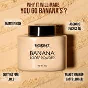 Insight Cosmetics Banana Powder - Beige (40 g)