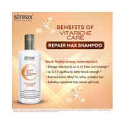 Streax Professional Vitarich Care Repair Max Shampoo (300ml)