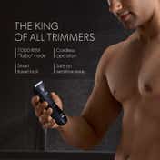 Zlade Ballistic Manscaping Full-Body Trimmer TURBO 3.0 with Detachable Ceramic Blades