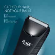 Zlade Ballistic Manscaping Full-Body Trimmer TURBO 3.0 with Detachable Ceramic Blades