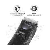 Zlade Ballistic Lite Manscaping Full-Body Trimmer With Extra Heads For Men (3Pcs)