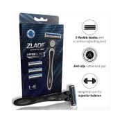 Zlade Hyperglide3 Advanced Shaving System For Men - (5Pcs) (1 Razor Handle + 4 Cartridges)