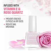 Faces Canada Smooth & Even Nail Primer, Vitamin E & Rose Quartz, Cruelty-free (5 ml)