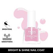 Faces Canada Bright & Shine Nail Coat, Protects & Strengthens Nails, Camellia Oil (5 ml)