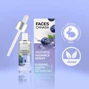 Faces Canada Youthful Radiance Serum Blueberry I Anti-ageing I Biphasic I AHA & Ceramides I (27 ml)