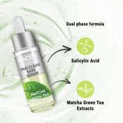 Faces Canada Pro Clear Skin Serum Matcha Green Tea I Biphasic I Fights Acne I Salicylic Acid I (27 ml)