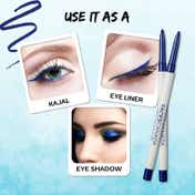 Faces Canada Ultime Pro Twist Eye Kajal Liner - Azure, Intense Color, 24HR Stay, Waterproof (0.35 g)