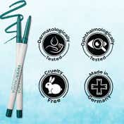 Faces Canada Ultime Pro Twist Eye Kajal Liner - Green, Intense Color, 24HR Stay, Waterproof (0.35 g)