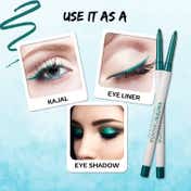Faces Canada Ultime Pro Twist Eye Kajal Liner - Green, Intense Color, 24HR Stay, Waterproof (0.35 g)