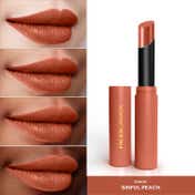 Faces Canada Long Stay 3-in-1 Matte Lipstick - Sinful Peach 05, 8HR Stay, Primer-Infused (2 g)