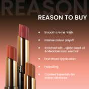 Charmacy Milano Flattering Nude Lipstick - 01 Tan Nude (3.8 g)