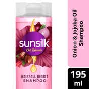 Sunsilk Hairfall Shampoo With Onion & Jojoba Oil (195ml)