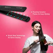 Ikonic Me Black Beauty Hair Iron Straightener - Black (1 pc)