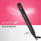 Ikonic Me Black Beauty Hair Iron Straightener - Black (1 pc)