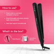 Ikonic Me Black Beauty Hair Iron Straightener - Black (1 pc)
